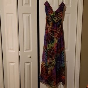 Ladies strapless dress. Size M